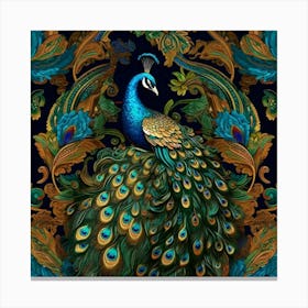 Peacock 2 Canvas Print