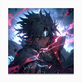 Sasuke - Madara Vibe Canvas Print