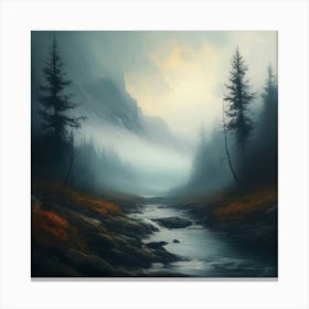 Landscape Painting Canvas Print