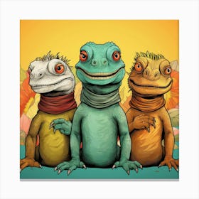 Lizards 3 Toile