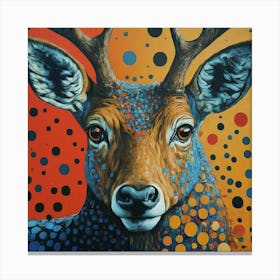 Deer Head Canvas Print