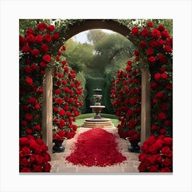 Red Roses 13 Canvas Print