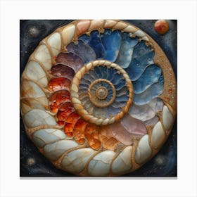 Spiral Nautilus Canvas Print