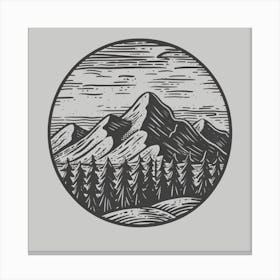 Wood Engraving Canvas Print