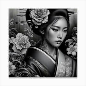 Geisha 5 Canvas Print