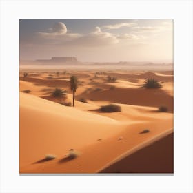 Desert Landscape - Desert Stock Videos & Royalty-Free Footage 36 Canvas Print