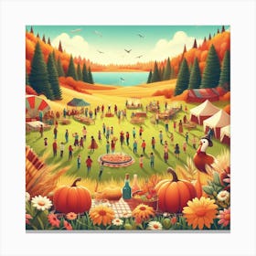 Thanksgiving Festival Canvas Print