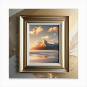 Sunset In A Frame Canvas Print