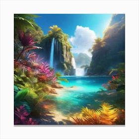 paradise beach 2 Canvas Print