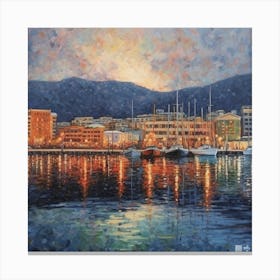 City At Night Canvas Print