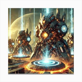 Energy Disruptors Canvas Print