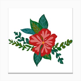 Hibiscus Flower Canvas Print