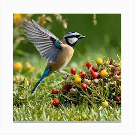 Blue Tit 88 Canvas Print