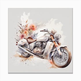 Motorcycle Canvas Print