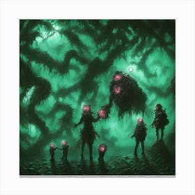 Shadow Beings Canvas Print