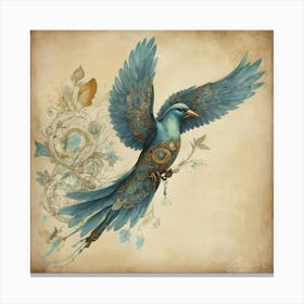 Silent Wings A Bird S Journey Art Print 4 Canvas Print