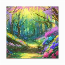 Wisteria Forest Canvas Print