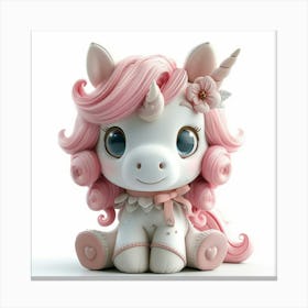 Unicorn Figurine 51 Canvas Print