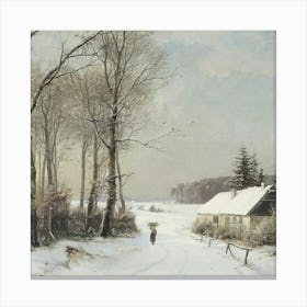 Winter Scene 7 Canvas Print