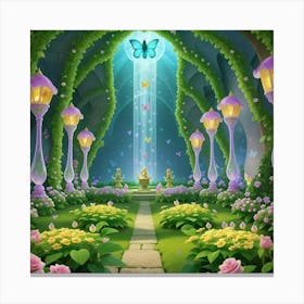 Fairy Garden Canvas Print