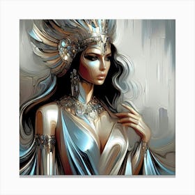 Cleopatra Portrait Artwork 120 Canvas Print