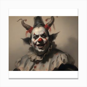 Clown 1 Canvas Print