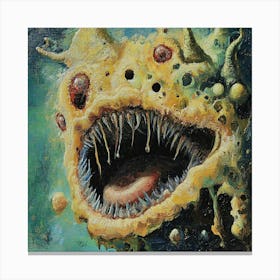 Squid Monster Canvas Print