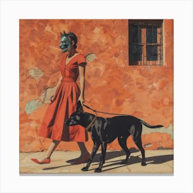 Leashed 6 Fy S Canvas Print