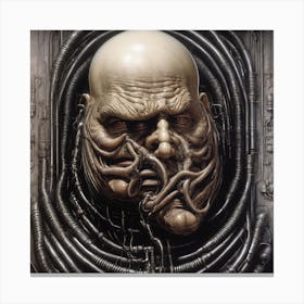 Alien Head 1 Canvas Print