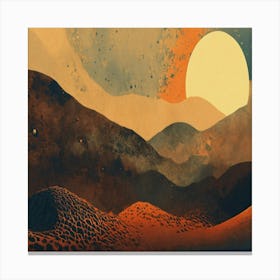 Desert Landscape Canvas Print Canvas Print