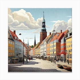 Copenhagen Canvas Print