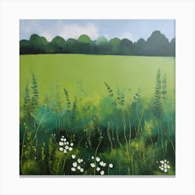 Default Original Landscape Plants Oil Painting 8 Canvas Print