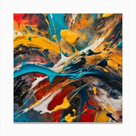 Abstract Abstract Painting 1 Canvas Print