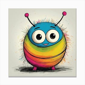 Colorful Bug Canvas Print