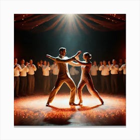 Tango Dancers 2 Canvas Print