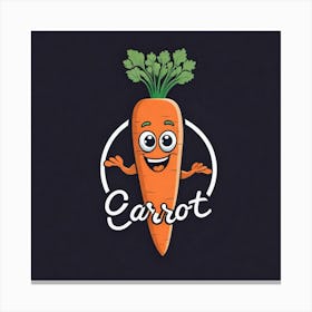 Carrot Logo 9 Canvas Print