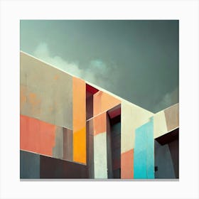 Building Abstract  Canvas Print