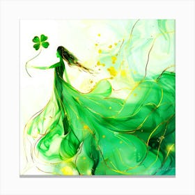 Clovers Aesthetics - St Patrick's Day Canvas Print