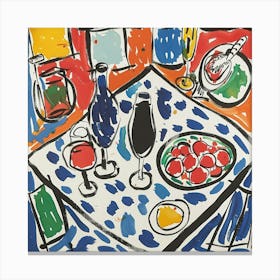 Summer Wine Matisse Style 5 Canvas Print