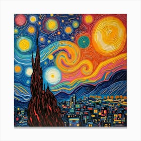 Starry Night 20 Canvas Print