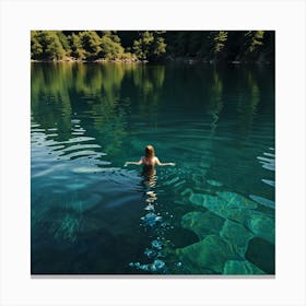 Default Into The Water Art 1 Canvas Print