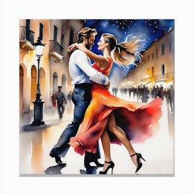 Latin Dance Canvas Print