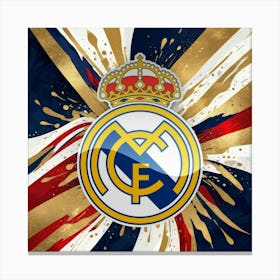 Real Madrid CF Logo Wall Art 5 Canvas Print