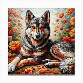 Husky Dog 2 Canvas Print