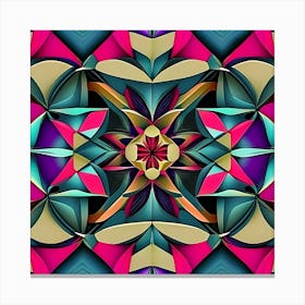 Abstract Psychedelic Pattern 7 Canvas Print