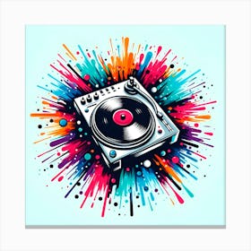 Dj Turntable 1 Canvas Print