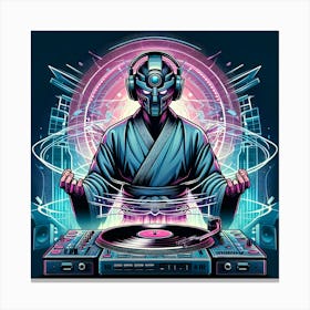 Dj artist Canvas Print