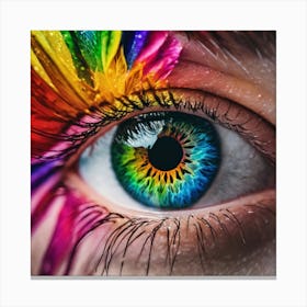 Rainbow Eye 7 Canvas Print