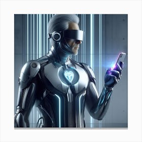 Futuristic Man 16 Canvas Print