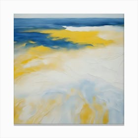 Abstract 'Sea' Canvas Print